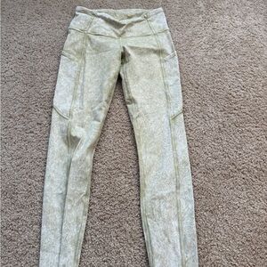 Lululemon Athletica Light Green Leggings